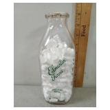 Elmartin Farms, Cheshire, Mass. One Quart Glass