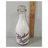 Starland Dairies, Savannahs, GA, One Quart Glass