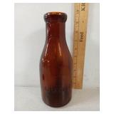 Rosedale One Quart Glass Milk Bottle with