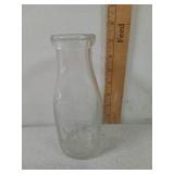 Sayre Cash Grocery glass Milk Bottle 1pint