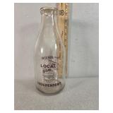 Dairymans Ass. Riverside CA, half gallon glass