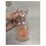 Sunshine dairy, Prducah KY, color label half pint