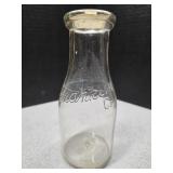 Franklin Co-op Dairy 1pt milk bottle