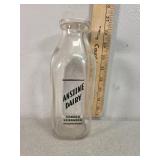 Anstine dairy, Seward NE color label quart glass