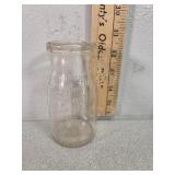 Bowman Dairy Co. Half pint embossed milk bottle