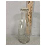 Highland Park Dairy, Muskegon MI embossed quart