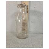 Crystles dairy, Chester PA, pint glass milk