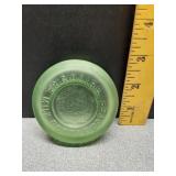 *Frigidaire Uranium glass embossed Milk Bottle lid