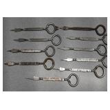 Various milk bottle cap openers