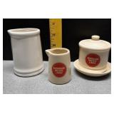 Missouri Pacific Lines China creamer, sugar
