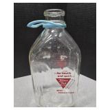 Terrace Park Dairy 2 qt Half gallon milk bottle