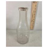 Southern N.O. LA advertising embossed glass quart