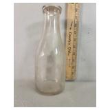 Sunshine Dairy Grand Island NE, embossed quart