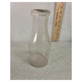 Henderson Dairy Towanda IL, embossed pint glass