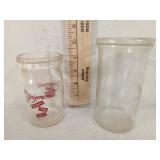 2- Glass Milk Bottles, Dr. Gaymont