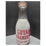 Guyan Creamery Huntington WV, 1 qt bottle