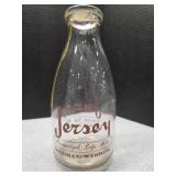Jersey 1qt milk bottle Sheridan WY.