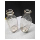Producers & R.D.D.A. 1qt dairy milk bottles