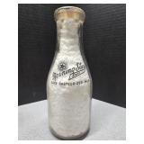 1qt milk bottle Morning Star Dairy