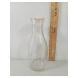 Roberts Glass Milk Bottle,  One Quart