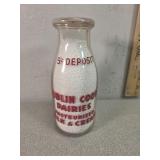 Dublin coop dairy, "war bonds" pint glass color