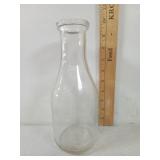Fairmont Glass Milk Bottle,  One Quart,  Label