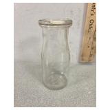 Alamito half pint embossed milk bottle