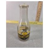 Dairy gold, "Health is Wealth" color label quart