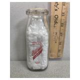 Hillside Dairy, Uehling NE, color label half pint
