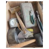 Rubber pallets, tin snips Whitney Jensen punch,