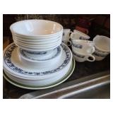 Corelle dishes - plates, bowls, cups