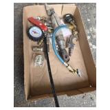 Air compressor tool attachment fittings