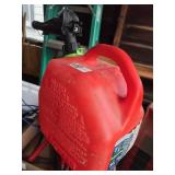 2 gal gas can - with contents