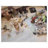 Knick knacks, glass cutting board +