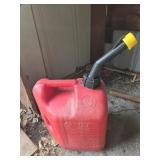 2 gal gas can - approx 1/2 full
