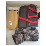 Gloves, mittens, solar panels