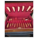 42 pc American Golden Heritage gold toned