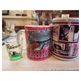 Husker mugs & fisherman shot glass