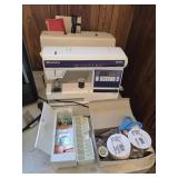 Husqvarna Viking 415 Freesia sewing machine and