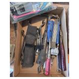 Cable ties, craftsman metric wrenches, hammer,