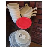 Prep dishes w/ lids +