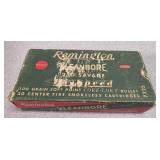 Remington antique 250 savage box with some
