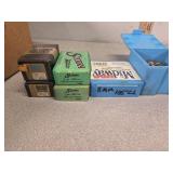 7/8mm bullets and box of random bullets