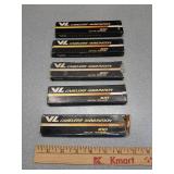 VL caseless ammo. .22 cal. Mostly full