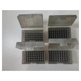 4- #505 Ammo cases, 3- Frankford 1- Midway