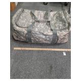 Large camo travel bag on wheels