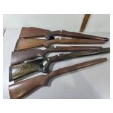 Wood stocks, various rifles/ conditions.