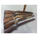 Wooden rifle stocks various rifles/conditions