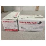 X2 Winchester 40 s&w ammo 100 rds/box