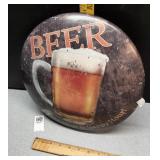 Metal Beer sign